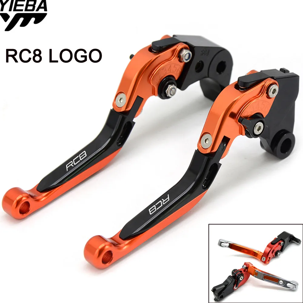 RC8 ручка тормоза мотоцикла Регулируемые сцепные рычаги для RC 8 R 2009 2016 2015 2014 2013 2012