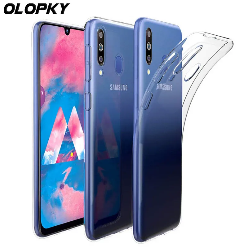 Чехол для Samsung Galaxy M30 мягкий силиконовый чехол из ТПУ с кристаллами M 30 SM-M305FN/DS