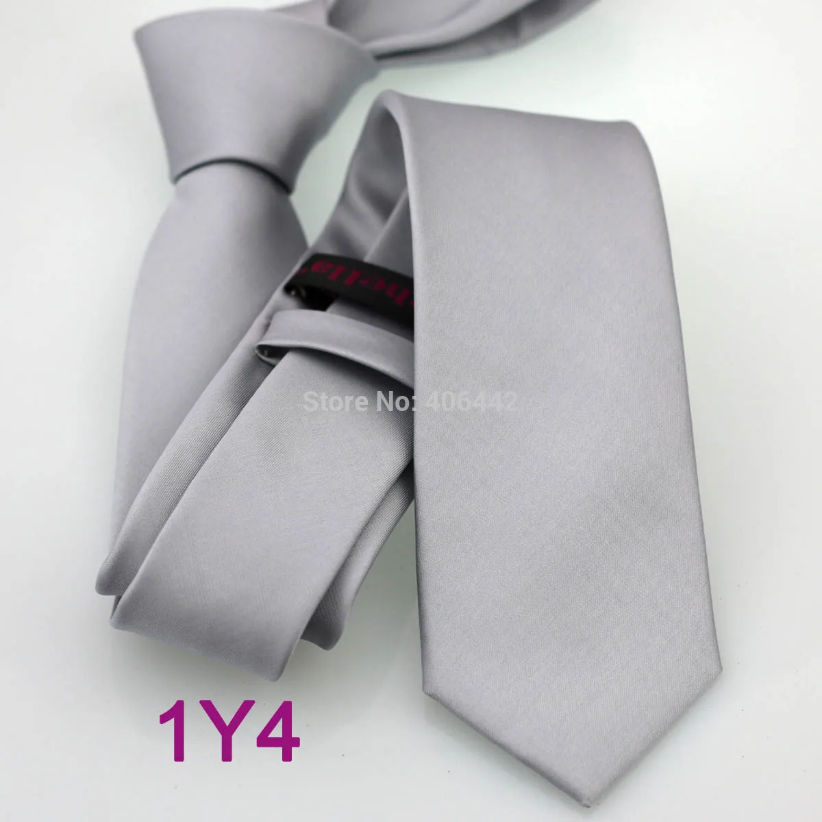 YIBEI Coachella тонкий галстук Серебряная фототкань галстук|skinny tie|slim tienarrow tie |