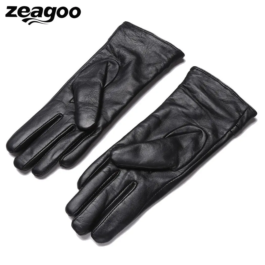Zeagoo 100% шерстяная подкладка зимние теплые перчатки для сенсорного экрана женщин