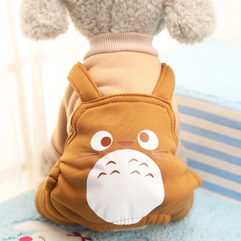 Winter autumn Warm Pet Dog Clothes Four-legs Hoodie Small Sweaters Coats Cotton Puppy Clothing Outfit for Chihuahua S-2XL | Дом и сад