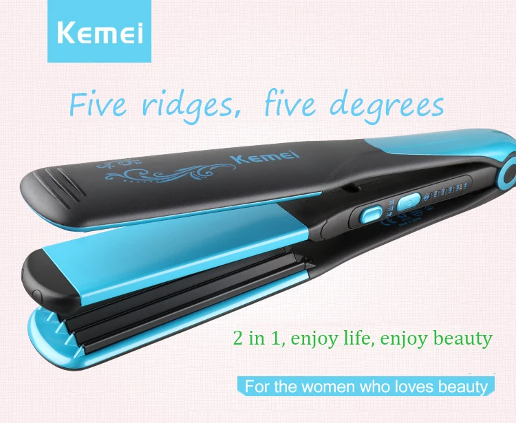 Выпрямитель для волос 2 в 1 110 240 В|kemei hair straightener|hair straightenerhair straightener professional |