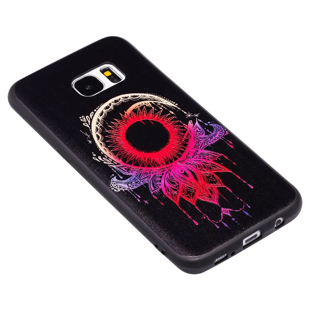 3D рельефный чехол для Samsung Galaxy S7 Edge S7edge S 7 G935 мягкий ТПУ телефона G935F G935FD SM-G935 SM-G935F