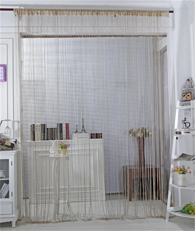 Модный разделитель занавесок для окон и дверей с кисточками хрустальными