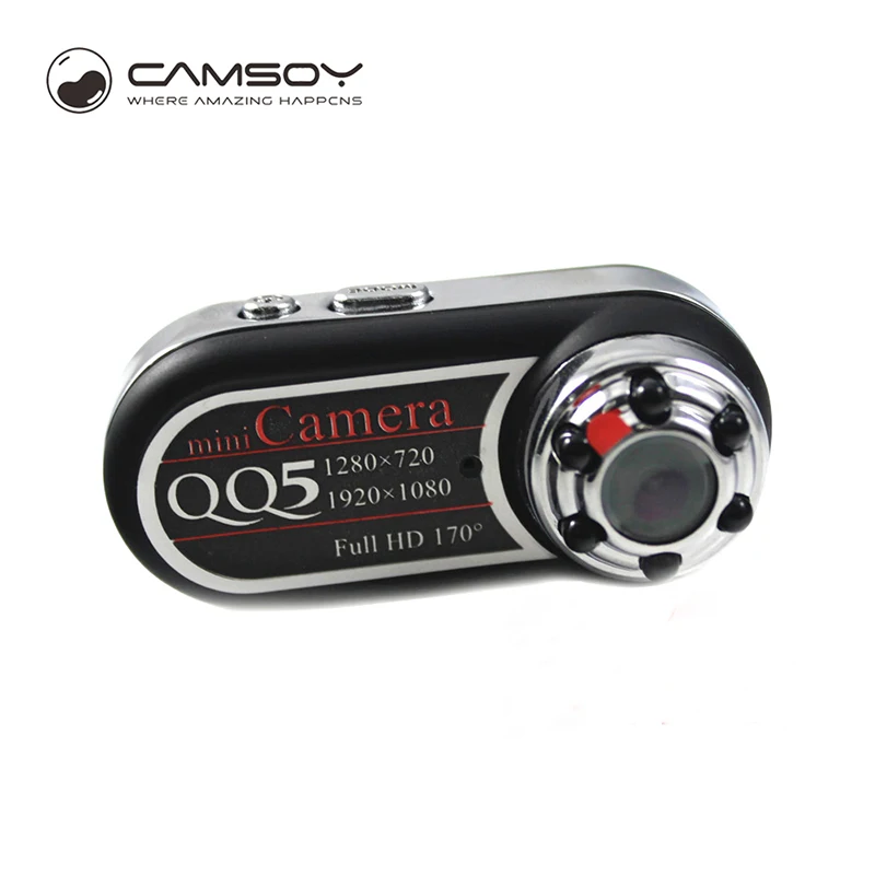 QQ5 Мини видеокамера Full HD 1080P инфракрасного ночного видения мини Webcam 170 широкий