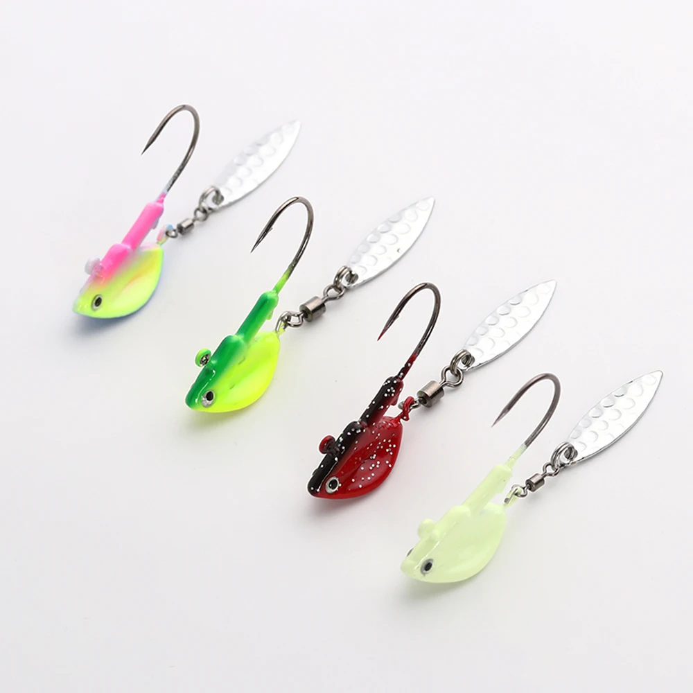 1PC Metal Jigs Fishhook Fishing Lures Sinking Spoons Micro Jigging Head Tackle Baits Fish Tools Accessories 3.5g/7g/10g/14g
