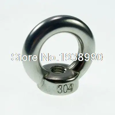 

1PC M10 Metric Threaded Eyes Nuts 304 Stainless Steel Lifting New