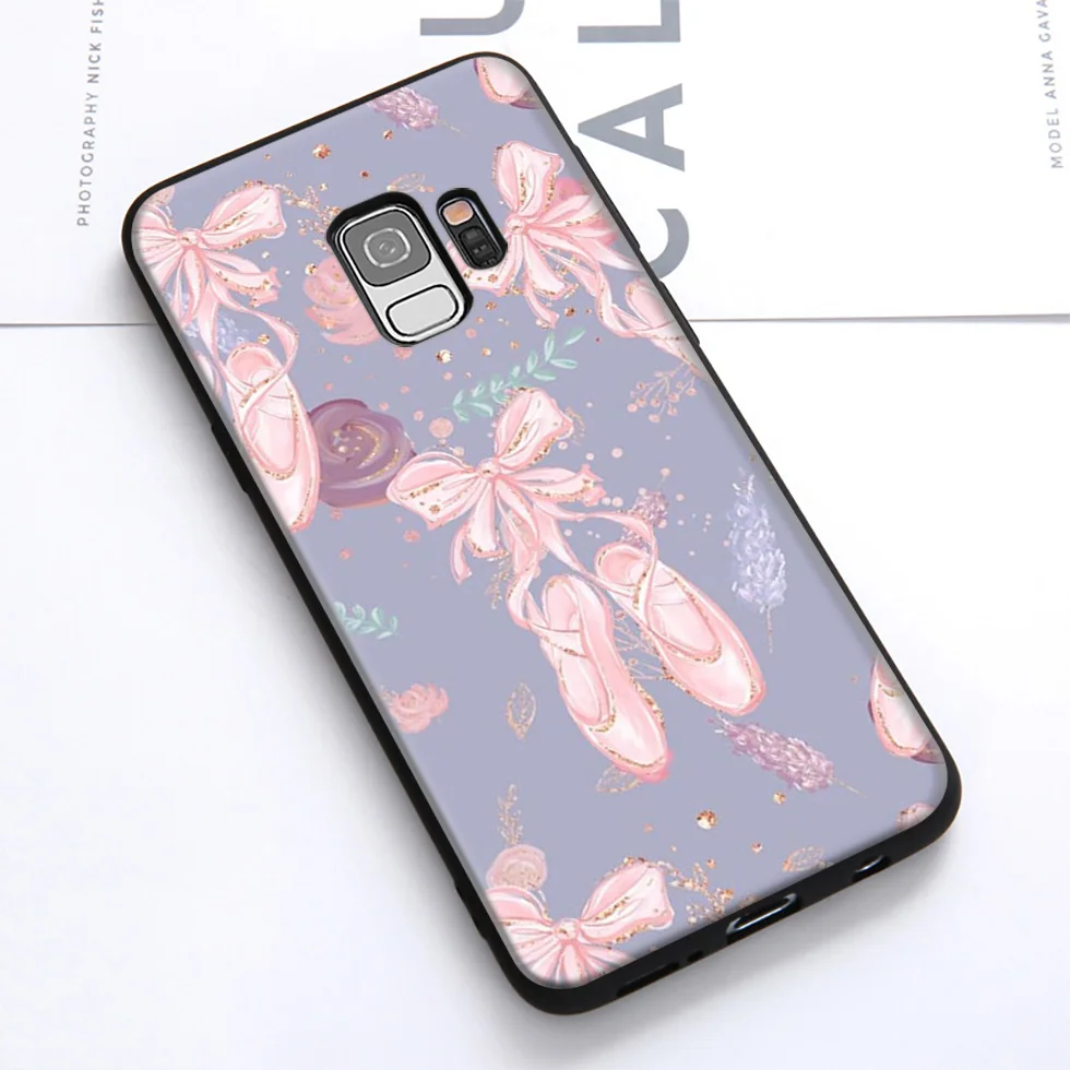 WEBBEDEPP Ballerina Dance Ballet Soft Case for Samsung Galaxy S10 S10e S9 S8 Plus S7 S6 Edge &amp J6 2018 Note 10 9 8 |