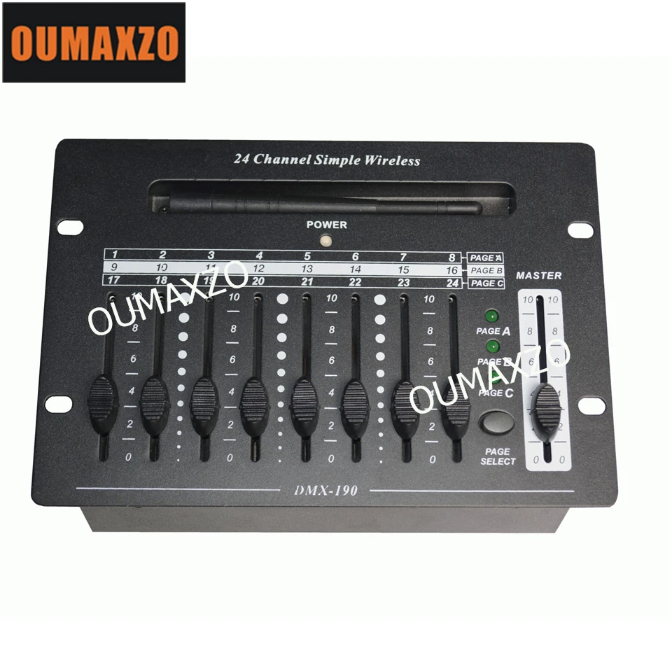 

MAX-1346 wireless 24 channel simple dmx console with wireless Stage lighting console lighting led controller dmx multi channel