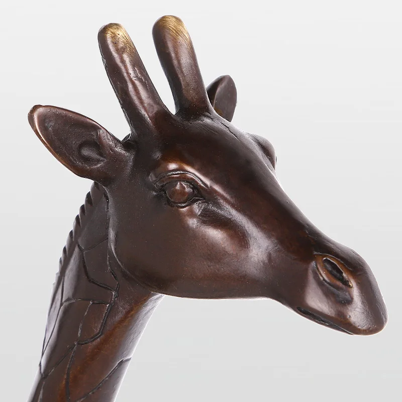 Сша типа меди жираф искусства скульптуры Домашнего Интерьера гостиной украшения