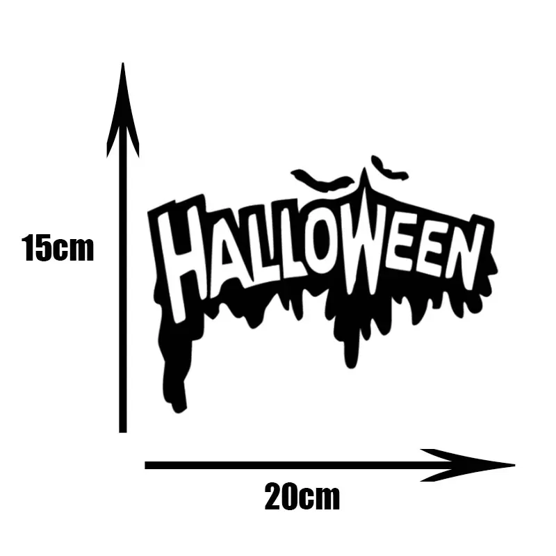 

2018 Creative Halloween Car Sticker vinyl Waterproof Reflective Stickers for cars styling Window Laptop Decor for auto products