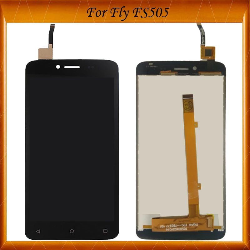 Для Fly FS505 FS 505 Nimbus 7 ЖК-экран с сенсорным экраном полная сборка черный сенсор в