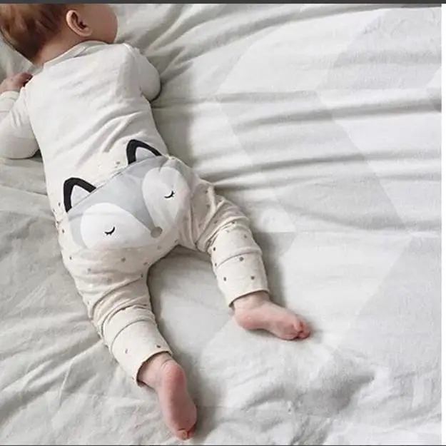Infantil/штаны для маленьких мальчиков милые штаны девочек с рисунком кота лисы