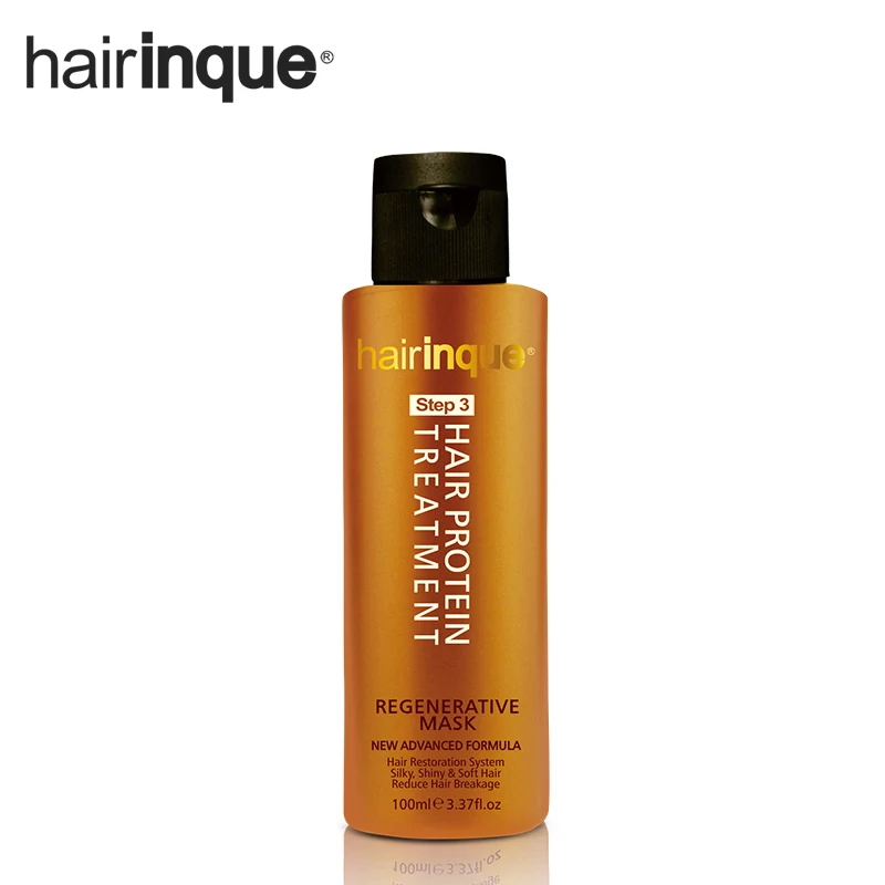 

Восстанавливающая маска для волос HAIRINQUE, Профессиональное использование после кератинового лечения волос, глубокий ремонт, поврежденные, у...