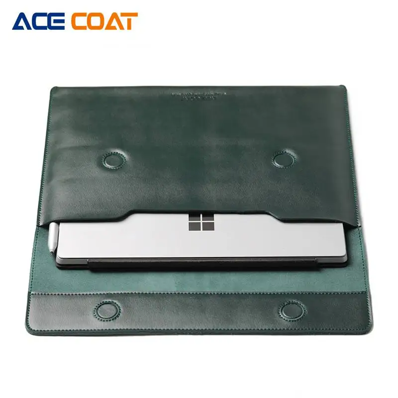 Dark-green Чехол для ноутбука ACECOAT для microsoft Surface Pro7/Pro6/Pro5, мужская и женская сумка для ноутбука, чехол для ноутбука, для 12,3 дюймового планшета - Цвет: Dark-green