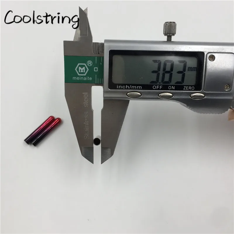 Coolstring, 4 шт./1 комплект, новинка 3,8x22 мм, градиентный бесшовный, с электрическим покрытием, окрашенные металлические наконечники, сменные шнурки с пулевидной головкой