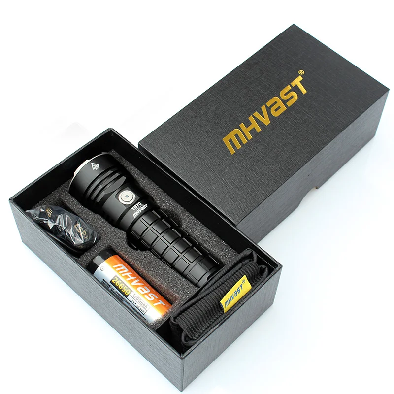 Новинка! Светодиодный фонарик mhsm ts70 cree XHP70.2 3860 lumnes высокомощный для поиска Type c 2A