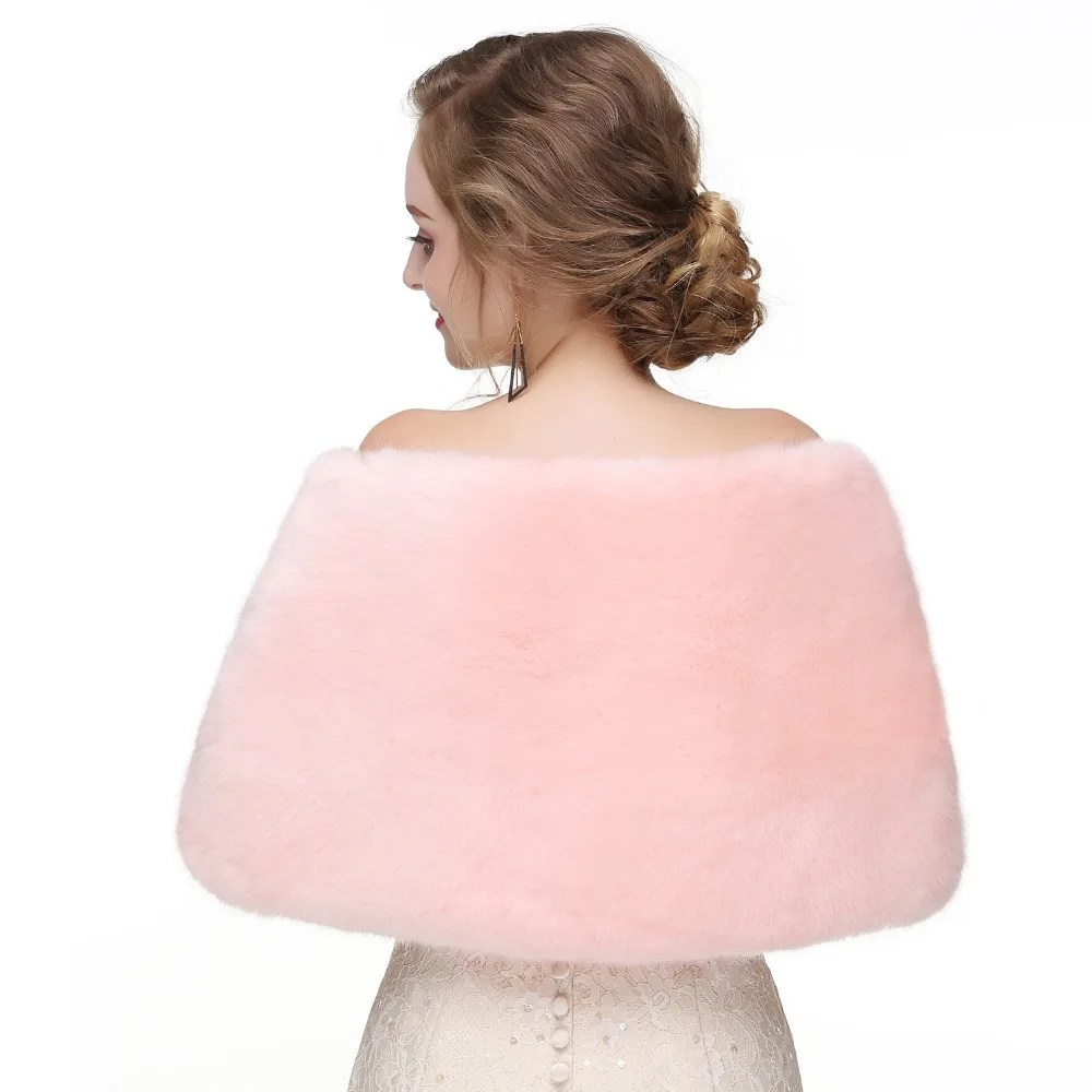 Женское свадебное пальто Forevergracedress элегантное мягкое болеро из искусственного