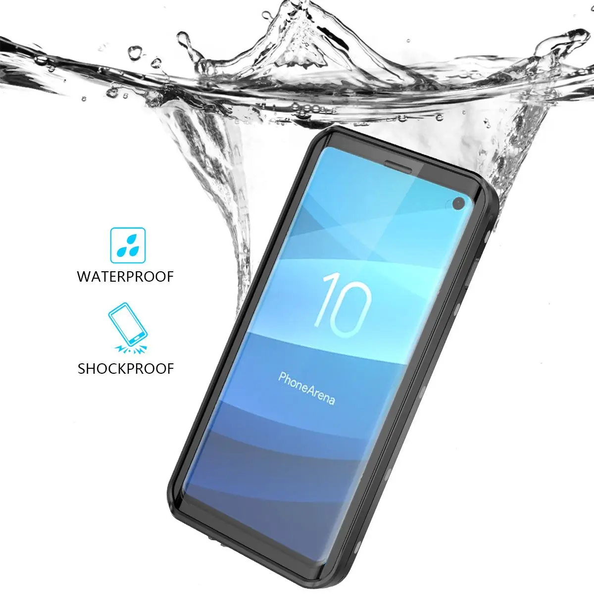 

Для Samsung Galaxy S10 S10 Plus Чехол Ip68 водонепроницаемый 360 Защита Поддержка разблокировки отпечатков пальцев противоударный чехол для Samsung S10