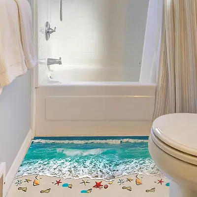 3d наклейка с изображением морского пола искусство океана виниловая картина