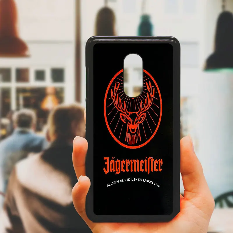 Чехол для мобильного телефона Fashion Jagermeister с логотипом оленя из твердого ПК для Xiaomi Redmi 3X Mi 6 5 5S Plus Note 4X 2 3 3S 4 Pro Prime.