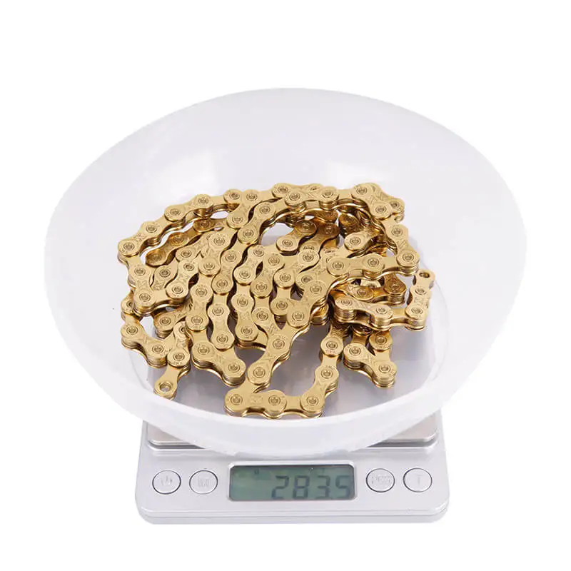 ZTTO Золотая 9 скоростная цепь MTB горный велосипед для дорожного велосипеда