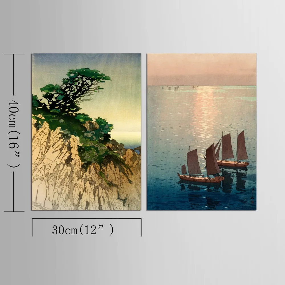 2 Panel Modern Canvas Prints Artwork Landscape Pictures Decor High Quality HD Print Painting | Дом и сад