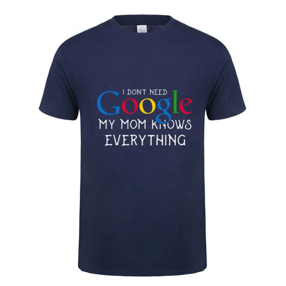 Летняя стильная футболка с надписью I Not need google Моя мама знает всё модные топы для