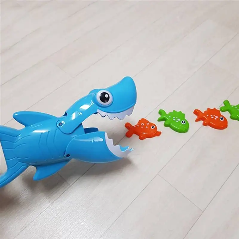 5 шт. игрушки для воды Ванна Бассейн Ванная комната голодна Акула Игрушки для захватывания рыбы игрушки для ванной для детей малышей