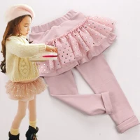 autumn baby girls skirt leggings cotton cute kids girl long pants childrens clothing princess clothes trousers 3t 7 y wholesale