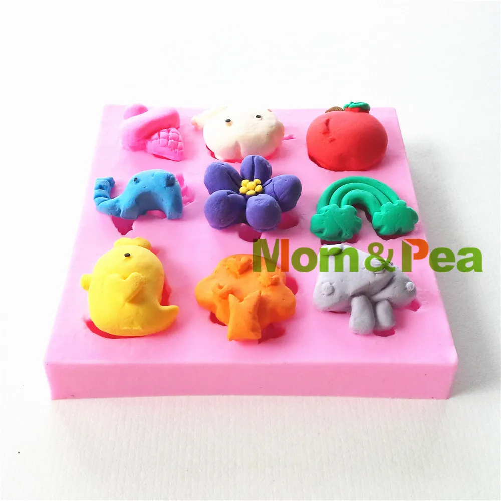 Силиконовая форма для украшения торта Mom &amp Pea 0801 г. Бесплатная доставка