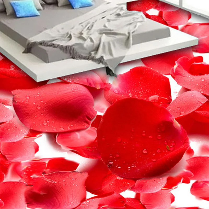 3D красные цветы фотообои наклейки анти износ гостиная спальня водонепроницаемые