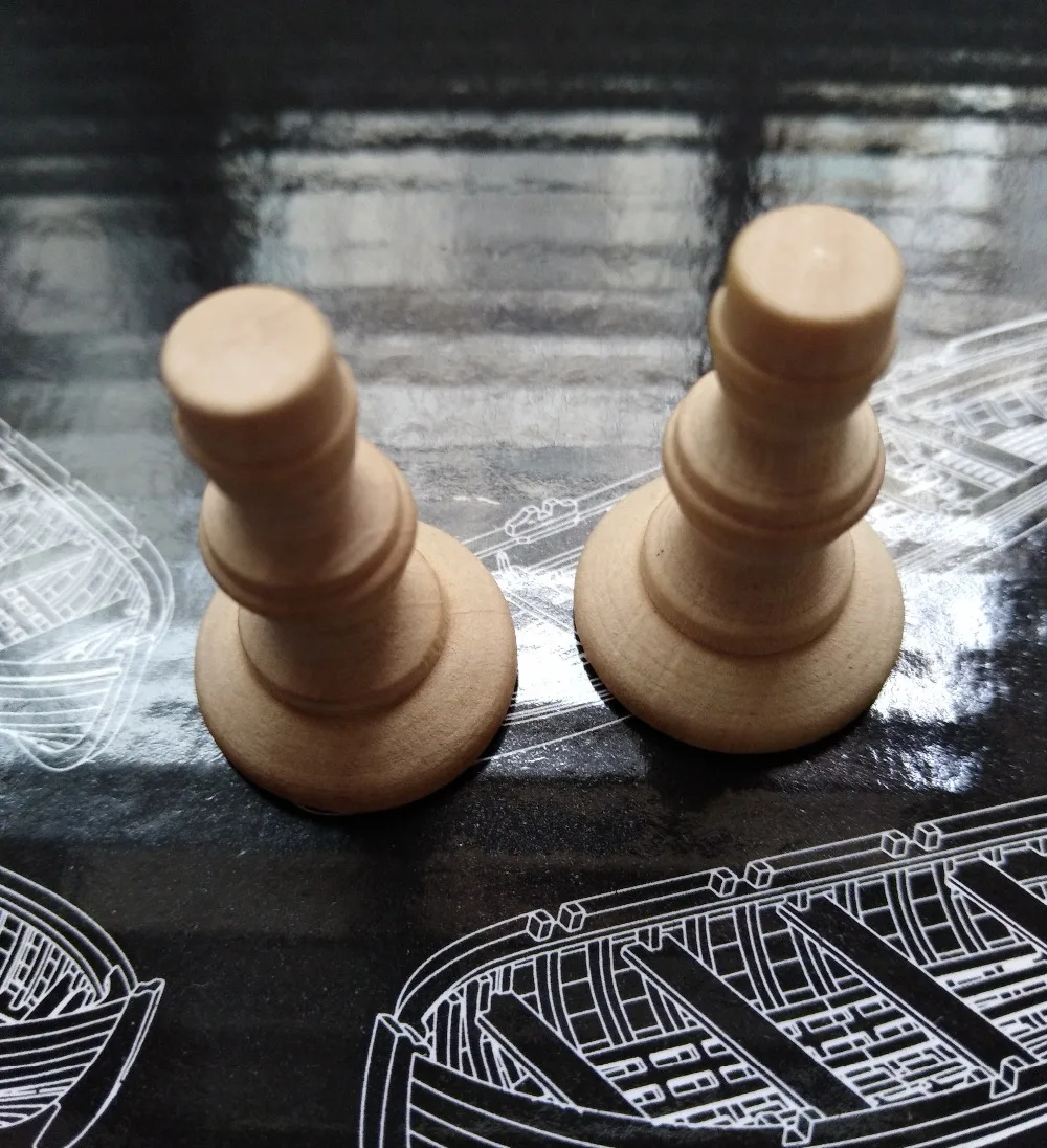 Деревянные подставки для деревянных цилиндров 2 шт./лот|Наборы сборки моделей| |