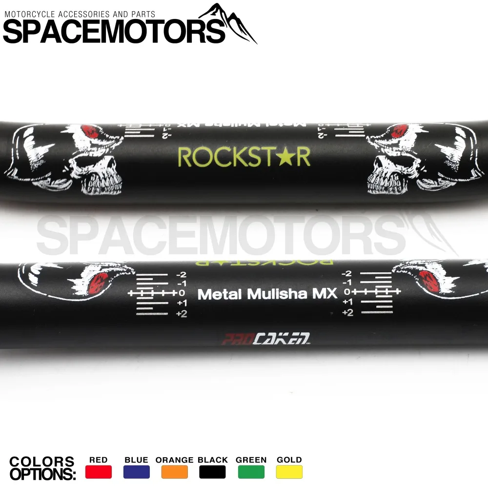 Профессиональный CAKEN Mulisha 1-1/" fatbar руль 28 мм Мотокросс dirt pit bike рукоятка KX KXF KTM KLX KVX dtracker 125 200 250 300 400 cc