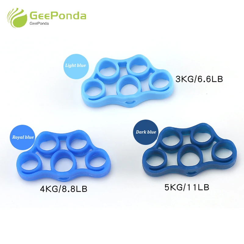 2 шт. силиконовый палец эспандер тугой тренажер сопротивление ремешок ручной