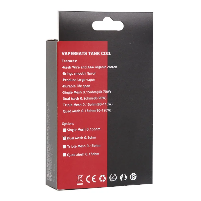 FZCVAPE Vapebeats Vape Coil Head Core 0.2 ohm 0.15ohm For Fzcvape sub Tank Freemax Fireluke Mesh Kit | Электроника
