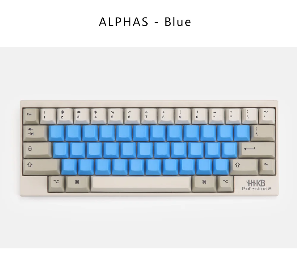 Пустые 33 клавиши PBT Материал Смешанные цвета колпачки для Topre Realforce HHKB емкостная клавиатура