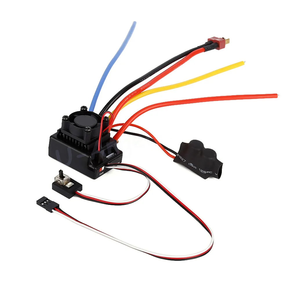 1/10 80A Регулируемый сенсорный/бесщеточный ESC для Rc Car Truck|brushless esc|esc brushless sensoredsensored esc