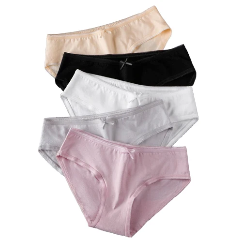 5pcs hudiejie chun 5 шт./лот, трусики, женское нижнее белье, хлопковые трусы, Cueca Calcinhas, женские шорты с принтом фруктов, трусы для девочек, полосатые трусики для девушек - Цвет: 5pcs hudiejie chun
