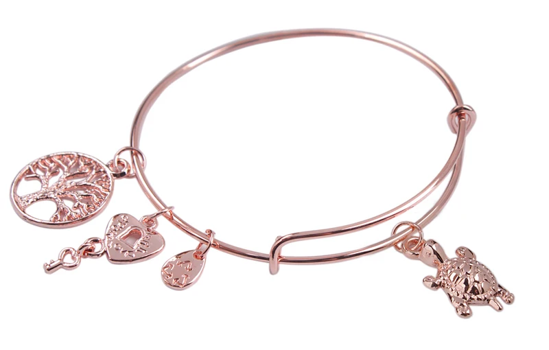 1 шт. мода розовое золото плиты расширения провода браслет бесплатная доставкак |