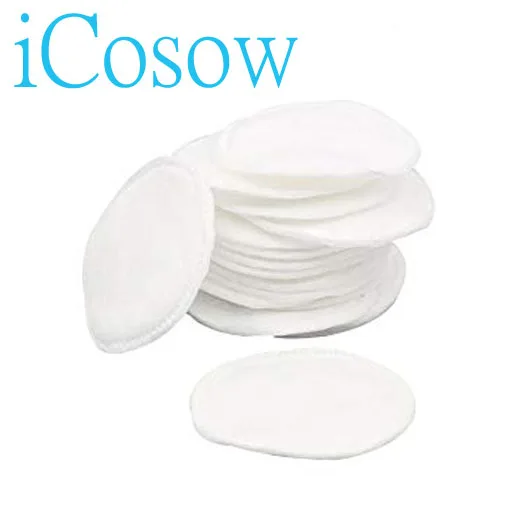 ICosow 100 шт. косметические хлопковые подушечки для макияжа протрите естественные