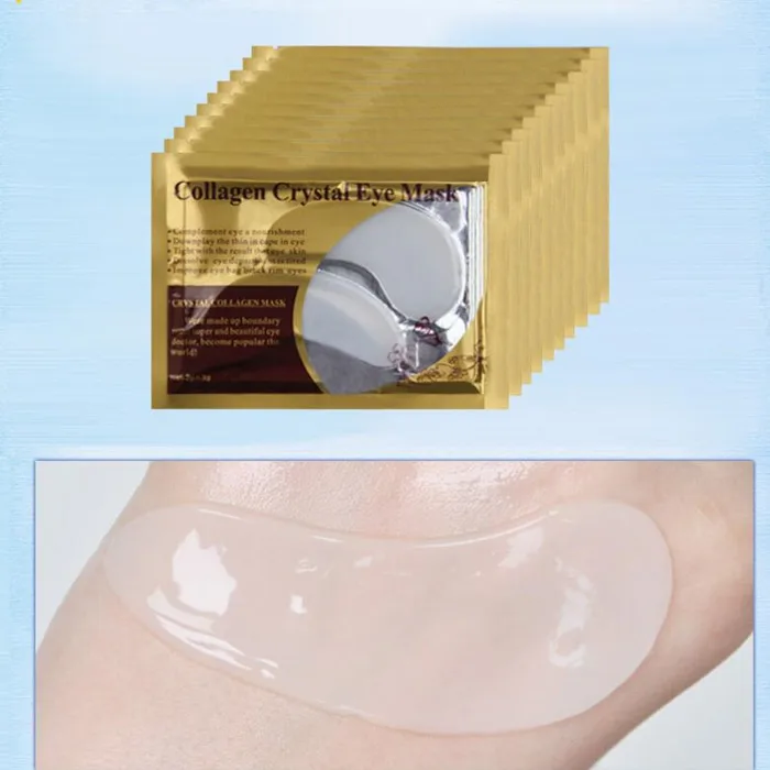 

100 pairs All Colors Collagen Crystal Eye Mask Crystal collagen Eye Mask Eye Patches Pad Eye Skin Care Tools By Free Shipping