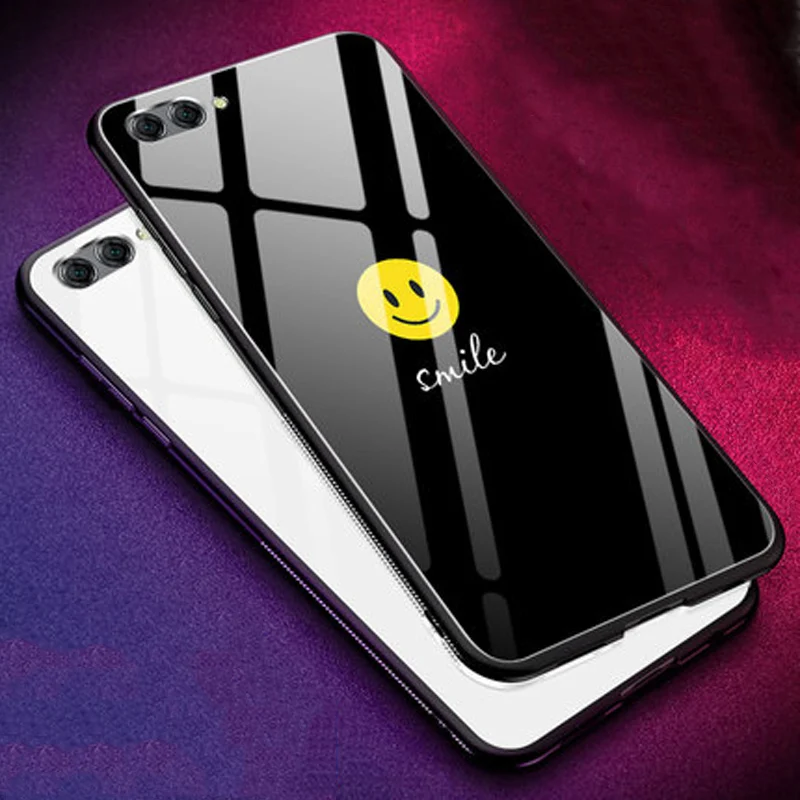 Чехол из закаленного стекла для Huawei Nova 2 s HWI-AL00 мягкий силиконовый чехол с рамкой
