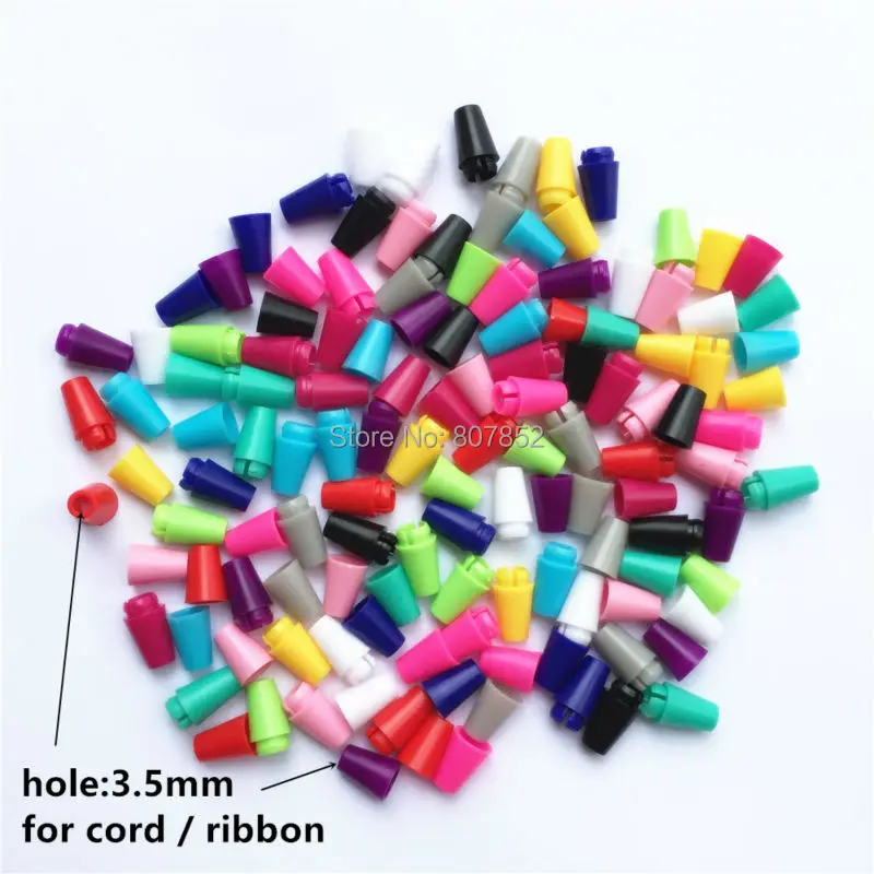 100 шт DIY силиконовые Бусы для ожерелья отколовшихся пластиковых застежек