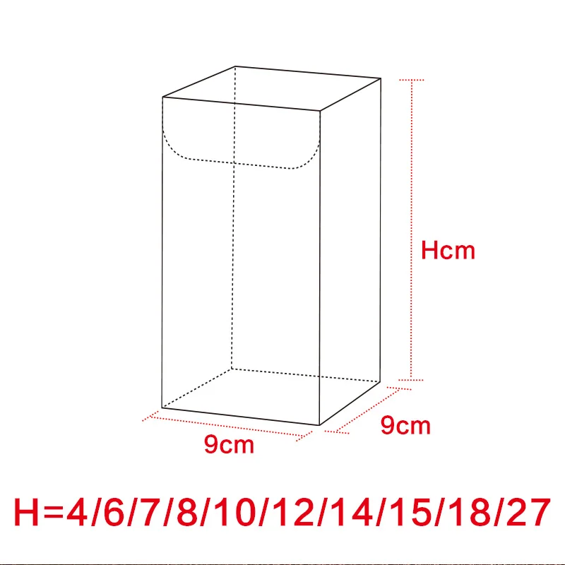 20 шт./партия прозрачные и креативные подарочные коробки в европейском стиле для