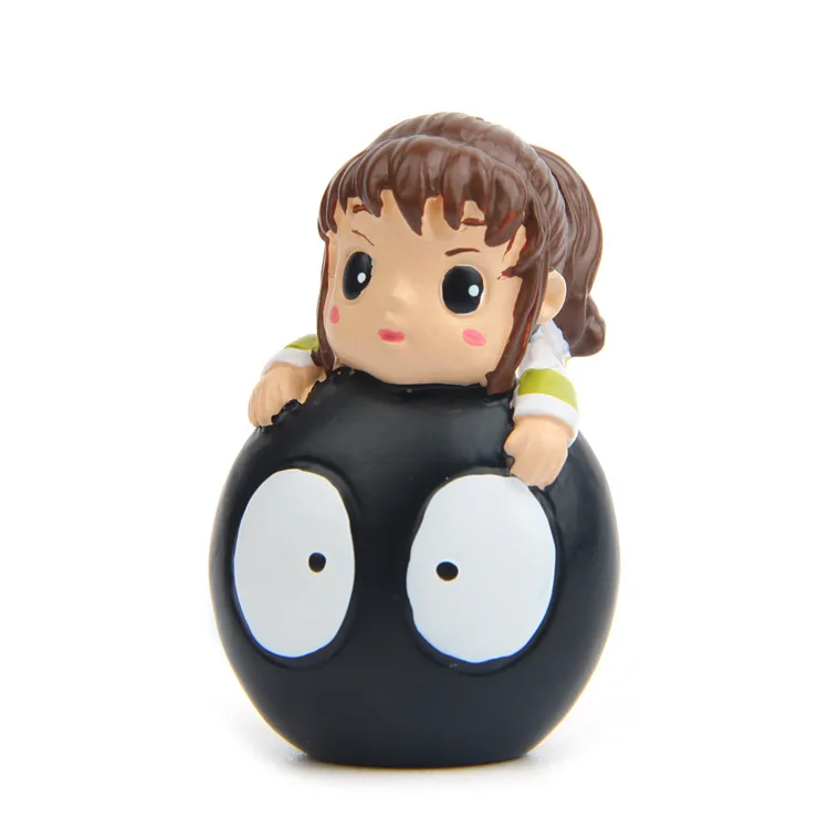1 шт. студия Ghibli Унесенные спиралью Chihiro ПВХ фигурка Миядзаки аниме Хаяо каонаши