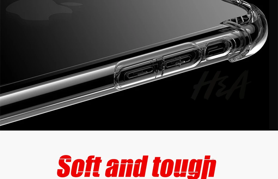 H& A Роскошные противоударные прозрачные чехлы для iPhone X, 6, 6 S, 7, 8 Plus, 10, 5, 5S, SE, силиконовый чехол для телефона для iPhone 7, 8, X, 10, чехол