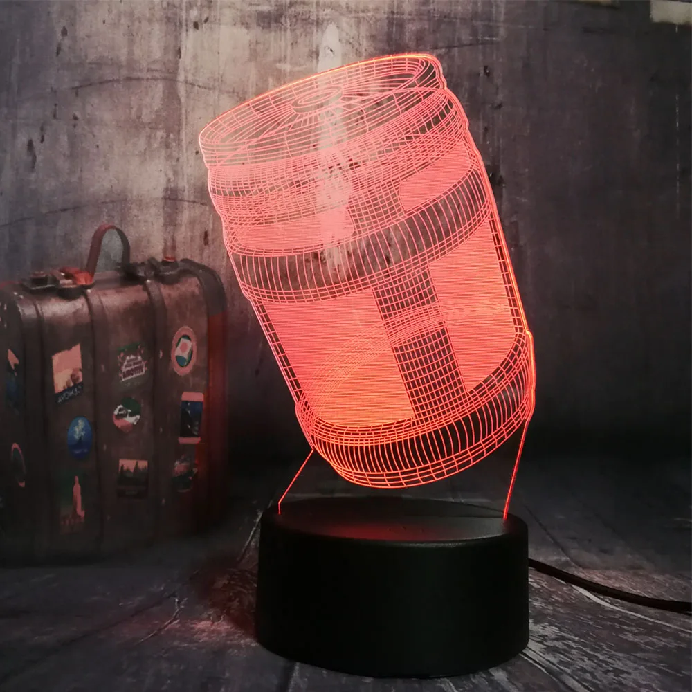 Новинка Мерцающая игра Королевская битва кувшин PUBG TPS 3D светодиодный