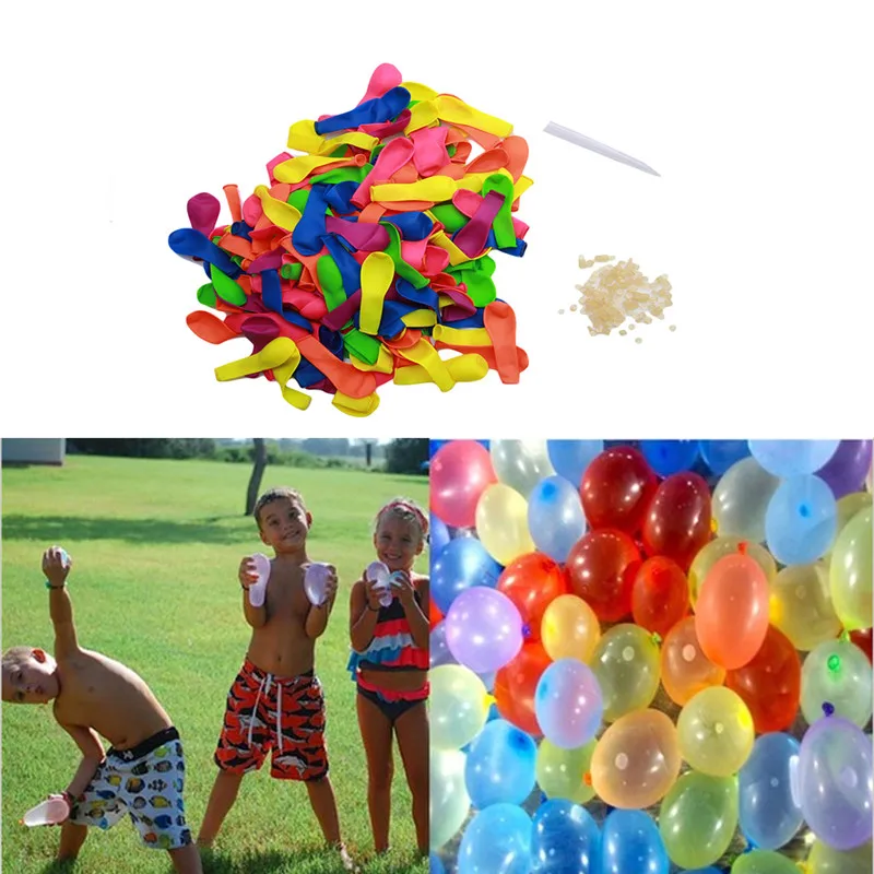 240 PCS Water Balloons Toy Outdoor Game Play Fill Water Magic Bomb Summer Beach Party Toys Swimming Pool Water Toy Children 15L