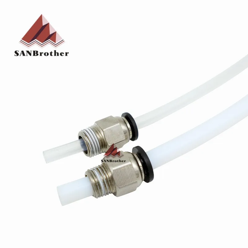 1 шт. пневматический соединитель PC4-01 PC6-01 PTFE трубка БЫСТРОРАЗЪЕМНАЯ муфта для 3D-принтера E3D V6 для j-головных фитингов Reprap Hotend